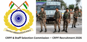 Read more about the article CRPF and Staff Selection Commission: CRPF Recruitment 2026